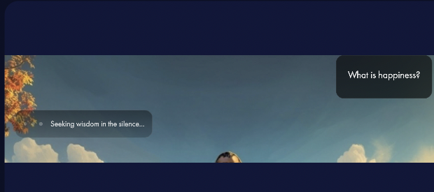 Seeking wisdom in the silence loading state