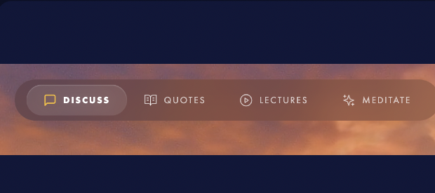 Discuss Quotes Lectures Meditate navigation